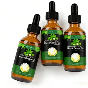 【Buy one, get two free】ALIVER Jamaican Black Castor Oil (Value Pack), Haircare, Skincare Massage Oil with Castor Oil Pack, 2.02 fl oz