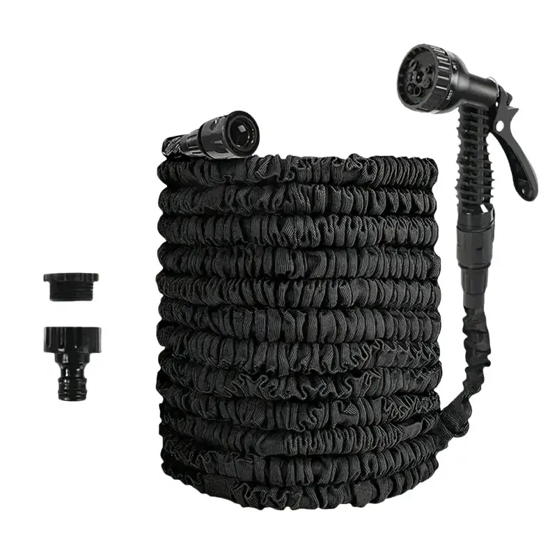 LUSQI 200FT Expandable Hose High Pressure Multifunctional Water Hose For Car Cleaning Home Garden Irrigation Spray Gun