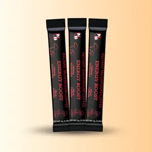 Energy Mushroom Coffee Drink Samples with Collagen