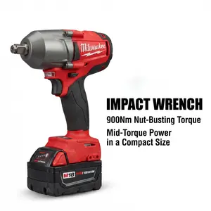 Milwaukee M18 900Nm Impact Wrench 3-Speed