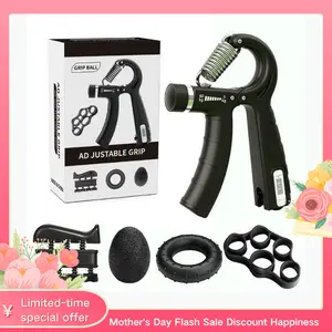 Hand Grip Strengthener Kit 5 Pack Forearm Grip Adjustable Resistance Hand Gripper, gripper ,forearm veins,Finger Exerciser, Finger Stretcher,Grip Ring Stress Relief Grip Ball For Athletes, Boyfriend Gift