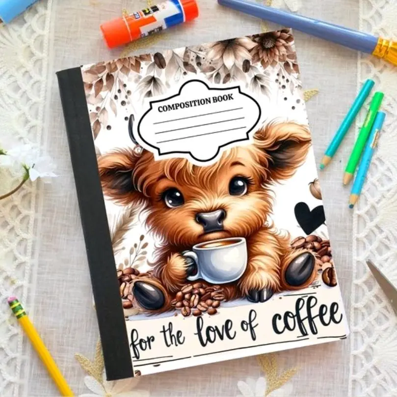 Customize Notebook - Personalized Composition Book with Custom Image Design