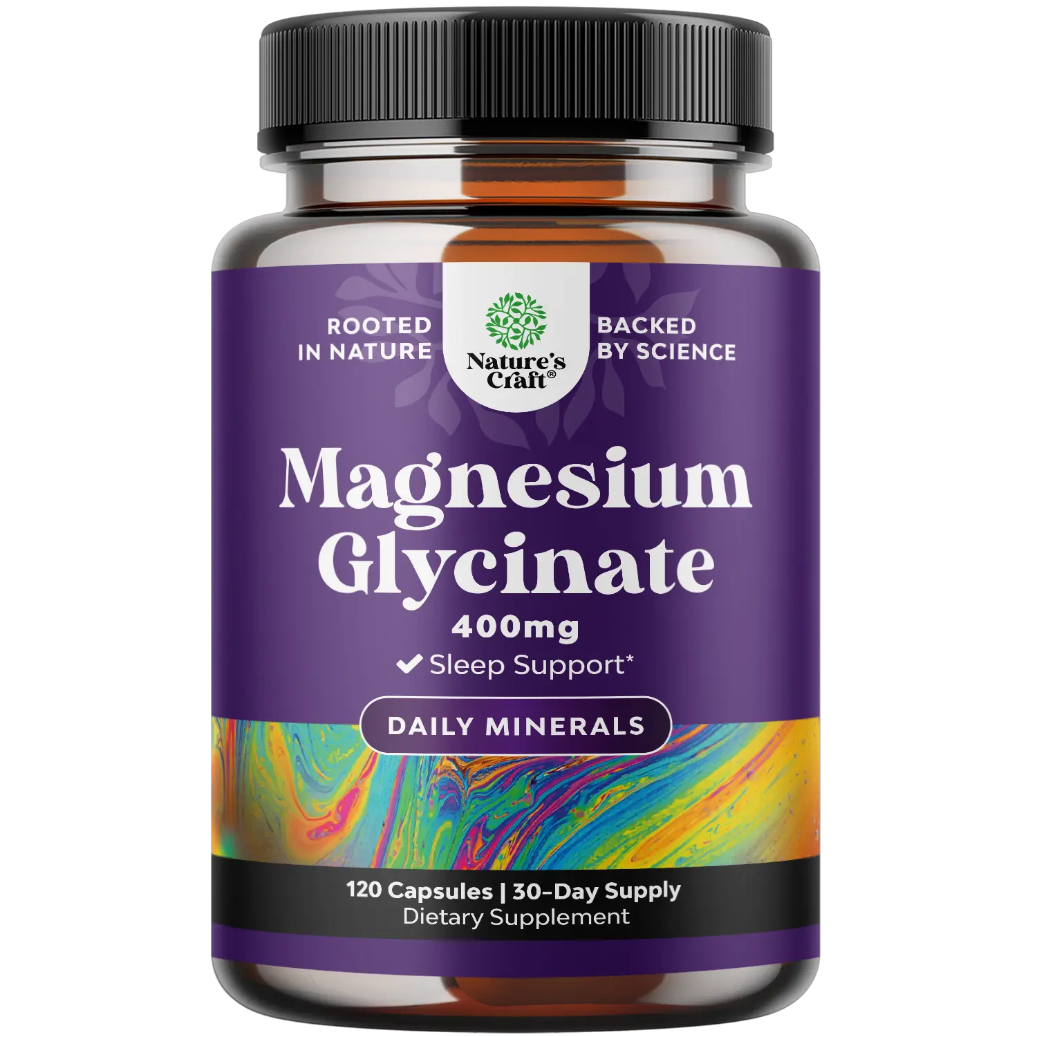 Nature's Craft Magnesium Glycinate - Sleep and Relaxation Support Healthcare Natural