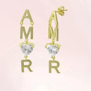 Love drop earrings