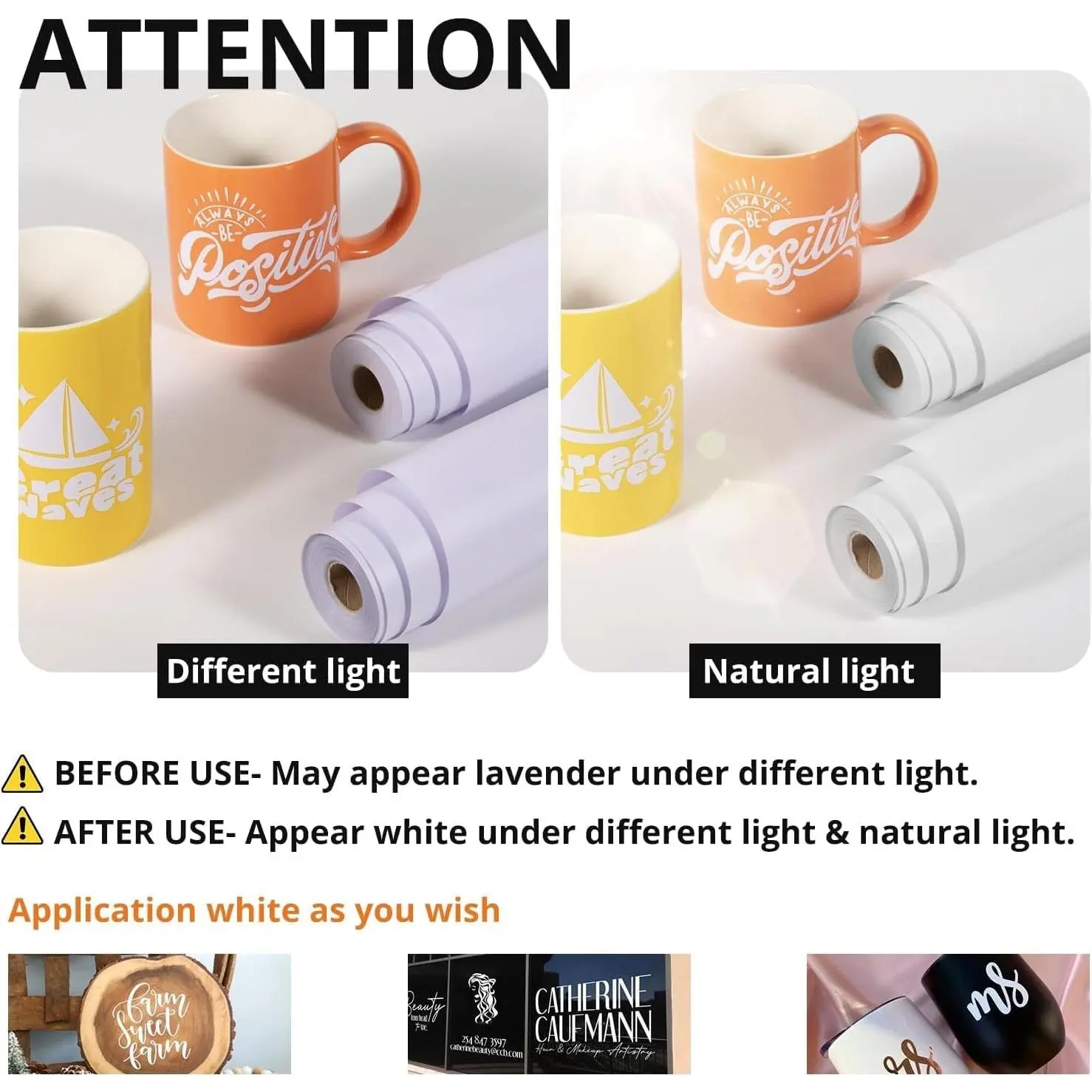 HTVRONT White Permanent Vinyl, 12" x 14 FT Glossy White Adhesive White Vinyl Roll Compatible with Cricut Cutting Machine, Silhouette, Cameo Cutters, Signs, Scrapbooking, Craft, Die Cutters HTVRONT White Permanent Vinyl, 12" x 14 FT Glossy White Adhesive White Vinyl Roll Compatible with Cricut Cutting Machine, Silhouette, Cameo Cutters, Signs, Scrapbooking, Craft, Die Cutters