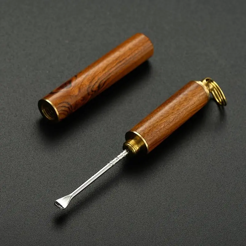 High-Quality, Sandalwood Ear Cleaning Spoon - Ear Cleaner Earwax Removal Tool, Ear Cleaning Tools, Safe, Portable & Battery-Free Home Relax Tool, Perfect Travel Gift