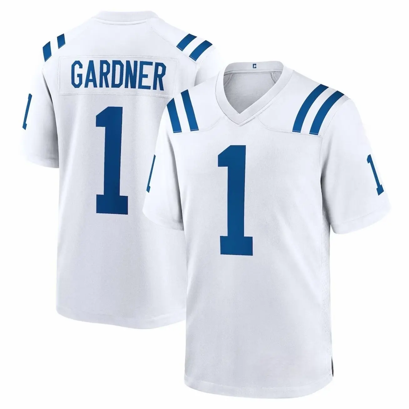 Unisex Football inspired by Gardner 1 Indianapolis Game Jersey - White