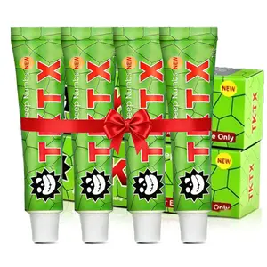 TKTX Tattoo Numbing Cream(4 Pack),40% Very Strong,Relief Cream forTattoos,Waxing,Microneedling,Lecithin External Cream(10g)