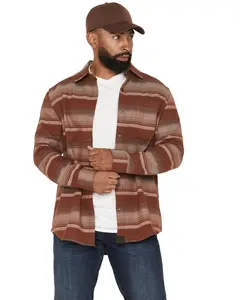 Dakota Grizzly Men's Ambrose Striped Long Sleeve Button-Down Flannel Shirt - D1462-341