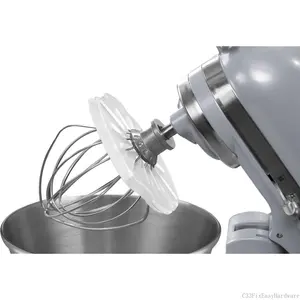 For Stand Mixers - Mix Without The Mess - The  Stand Mixer Accessory - Compatible With  Tilt- Stand Mixers - 4.5qt, 5qt (Color: Clear)C33FixEasyHardware