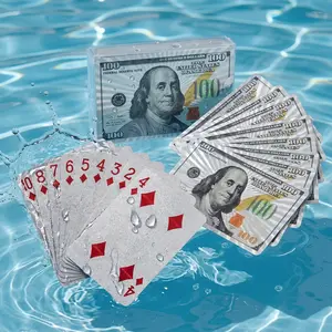 Playing Cards - Waterproof Foil PET Poker Cards - for Swimming Pool, Beach Party, Camping & Backyard BBQ - Cool Luxury Gift for Men, Husband & Friends