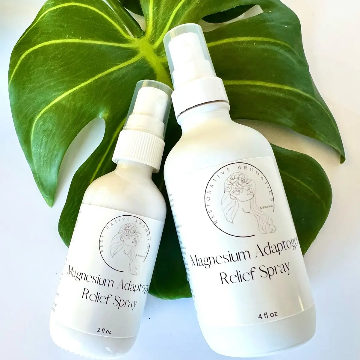 Magnesium Adaptogenic Relief Spray - Magnesium Spray - Enhanced with Ashwagandha, Chamomile, Arnica, Calendula Extracts for enhanced Sleep Support, Stress Relief and many more.