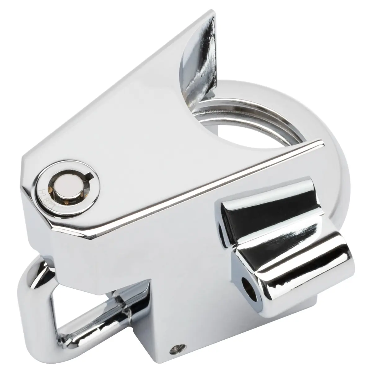 HOGWORKZ® Fort Knox Universal Helmet Lock | Chrome