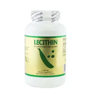 1 Bottles of Lecithin 1200mg 200 Softgels anti-oxidant