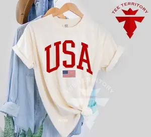 Comfort Colors USA Flag Tshirt, 4 of July Tshirt, USA Flag Tshirt, USA Shirt for 4of July, Independent Day Shirt, Retro Usa Pary, Usa Tee