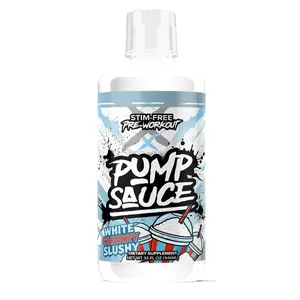 Pump Sauce - 32oz - Non-Stim Preworkout - Liquid Glycerol with Citrulline, Agmatine Sulfate & Pink Himalayan Salt - Sugar Free Supplement for Enhanced Pumps and Endurance - Electrolytes & Hydration - FDA & GMP Certified