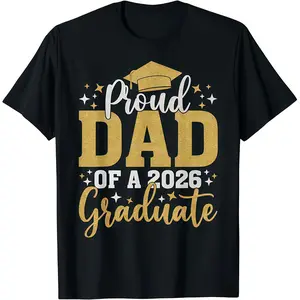 Dad Senior 2026 Proud Dad of A Class of 2026 Graduate T-Shirt Tshirt Classic