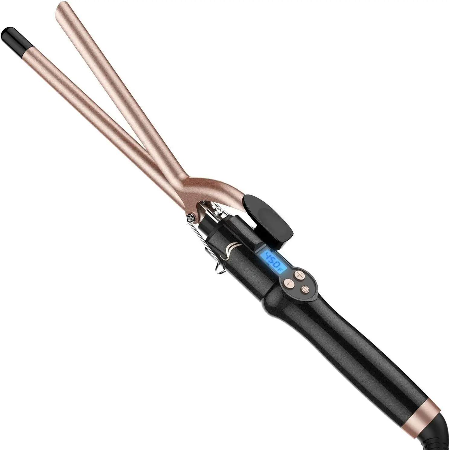 1/2 Inch Small Barrel Ceramic Curling Iron - Long Skinny Curling Wand for Short Hair, Women's Camp Kitchen Accessory for On-The-Go Camping, Ideal Gift Item for Hair Styling, Curling Irons