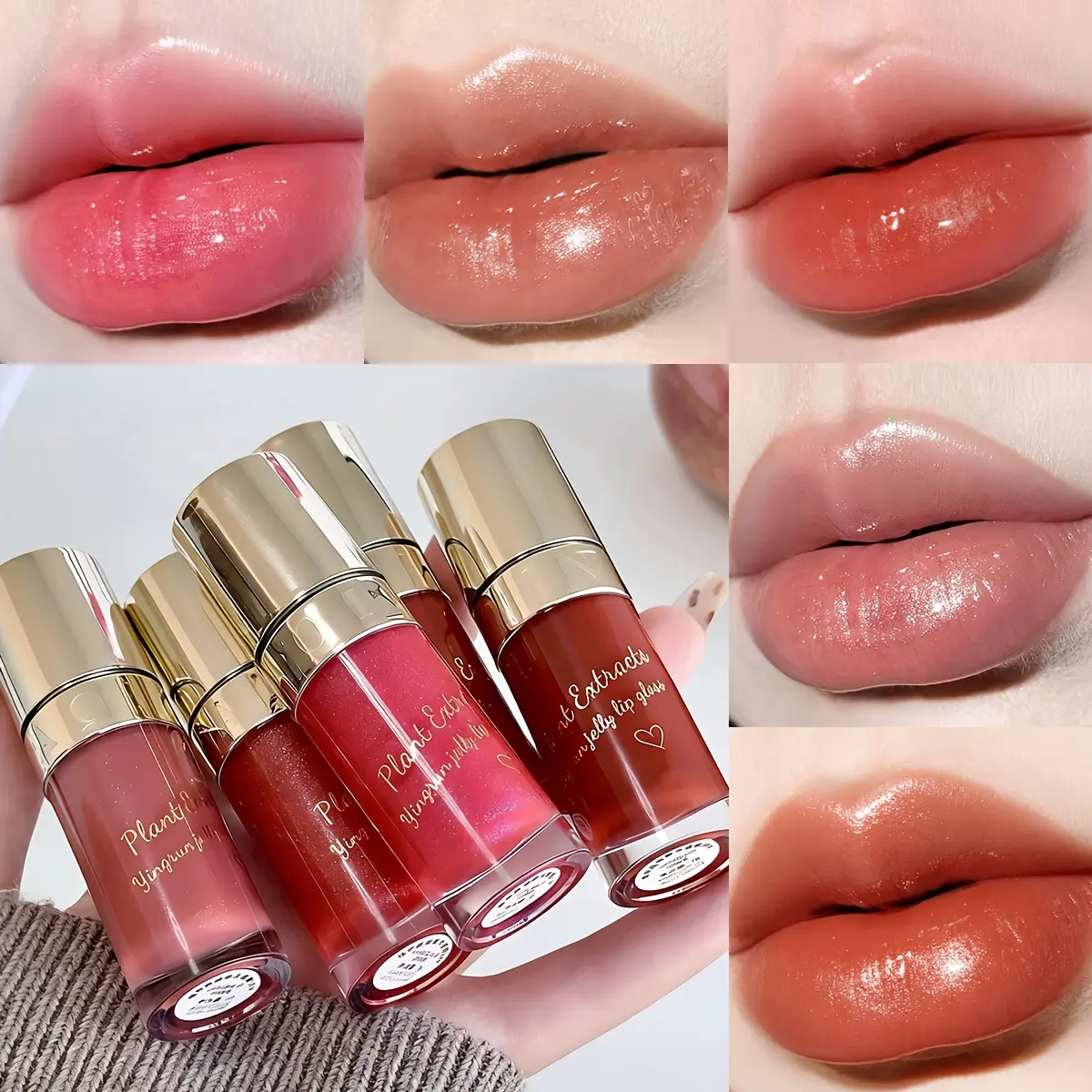Everyday Shine Lipstick Set Long Lasting Natural Makeup Waterproof No Stick Cup Lip Glossy Easy To Apply Moisturize No Fading Lip Glaze Cosmetic DealsForYouDays