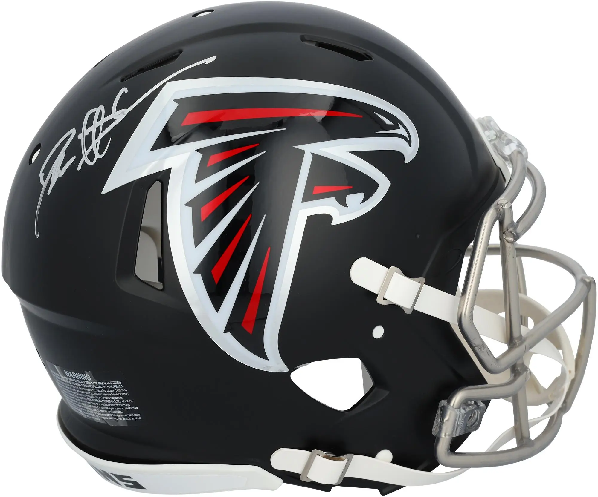 Deion Sanders Atlanta Falcons Autographed Riddell Speed Authentic Helmet - Fanatics Authentic Certified