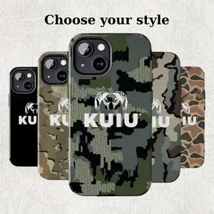 Kuiu Pattern Hunting Camouflage Tough Phone Case -  Rain Forest Kuiu Phone Cover For iPhone 17/16/15/14/13/12/11/X Plus Pro Max Mini