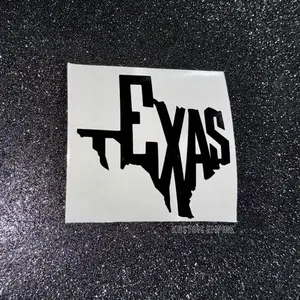 TEXAS  - Car Vinyl Decal - Car Accessories