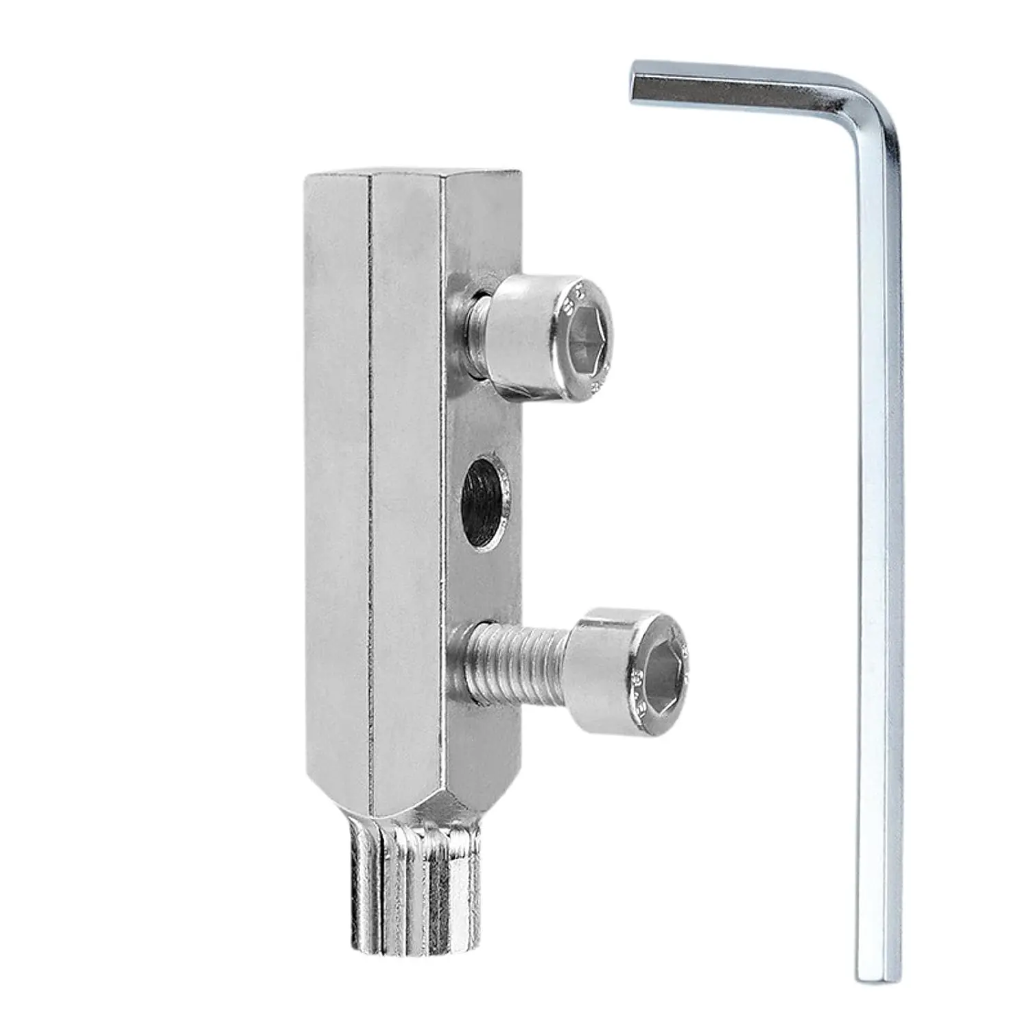 1PC Compact Steel Broken Screw Extractor - Compact and Portable Hand Tool for Narrow Spaces, Sturdy Durable Design, Ideal for 4- and 6-Point Pipe Connections Faucets & Angle Valves, Versatile DIY Tools for Home Maintenance Plumbing Repairs