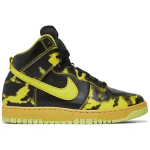 Nike Dunk High 1985 Yellow Acid Wash Black DD9404-001 Men's Fashion Shoes New