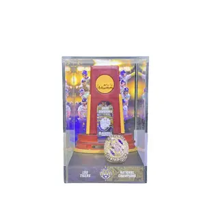 2025 NCAA Men's Baseball Championship Trophy Set Collector's Edition with Ring and Display Case Showcase Your Pride Celebrate Victory Perfect for Fans and Collectors Ideal for Championship Season Celebrations
