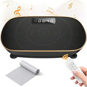 Curved Vibratory Plate Machine, LED Display Home Fitness Exercise Equipment