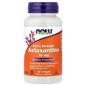 NOW Foods Astaxanthin, 10 mg, 60 Softgels