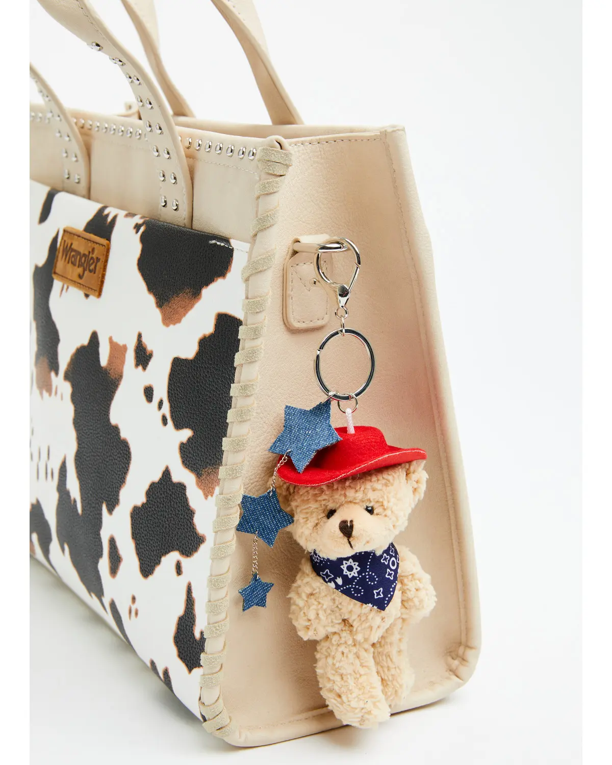 Shyanne Unisex Americana Cowgirl Bear Bag Charm - Aa805