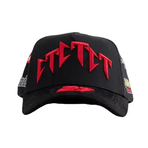 Barbas Hats x CT “Racing” Streetwear Snapback Cap – Motorsport-Inspired Urban Design with Premium Embroidery, Adjustable Fit, Unisex Hat for Corridos Fans, Hip-Hop Culture & Modern Street Fashion