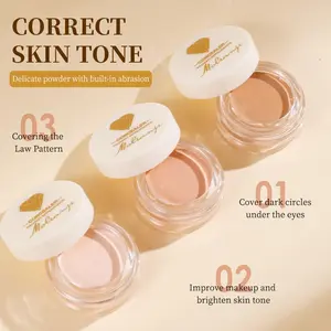 Full Coverage Concealer Cream Waterproof, Matte Finish for All Skin Tones, Covers Scars and Dark Spots, Long-Lasting, Multi-Color for Daily Use, Date Nights and Photography