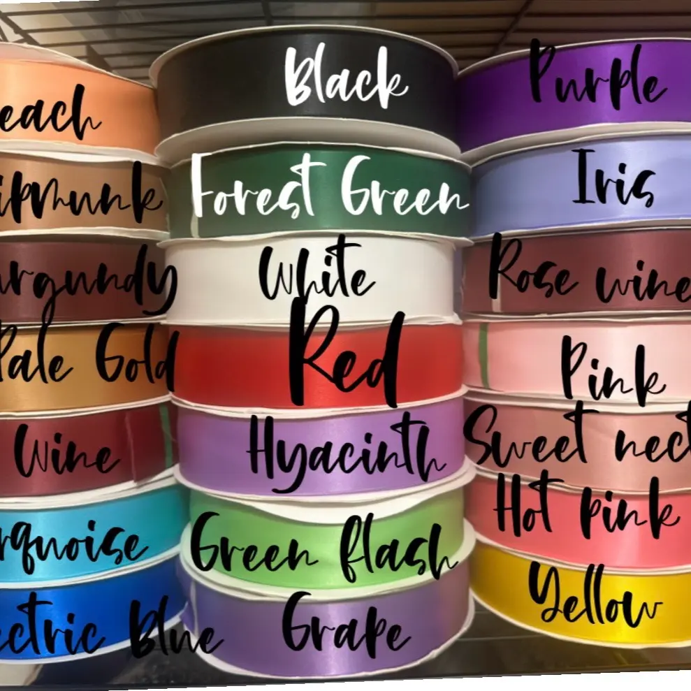 Double sided satin ribbon 100 yards Double sided satin ribbon 100 yards