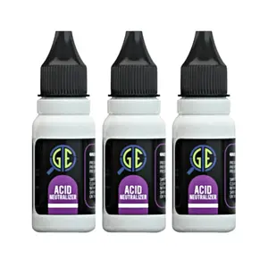 3 Gold Silver Test Acid Neutralizer 1/2 oz Bottles Testing Solution Stone Cleaner