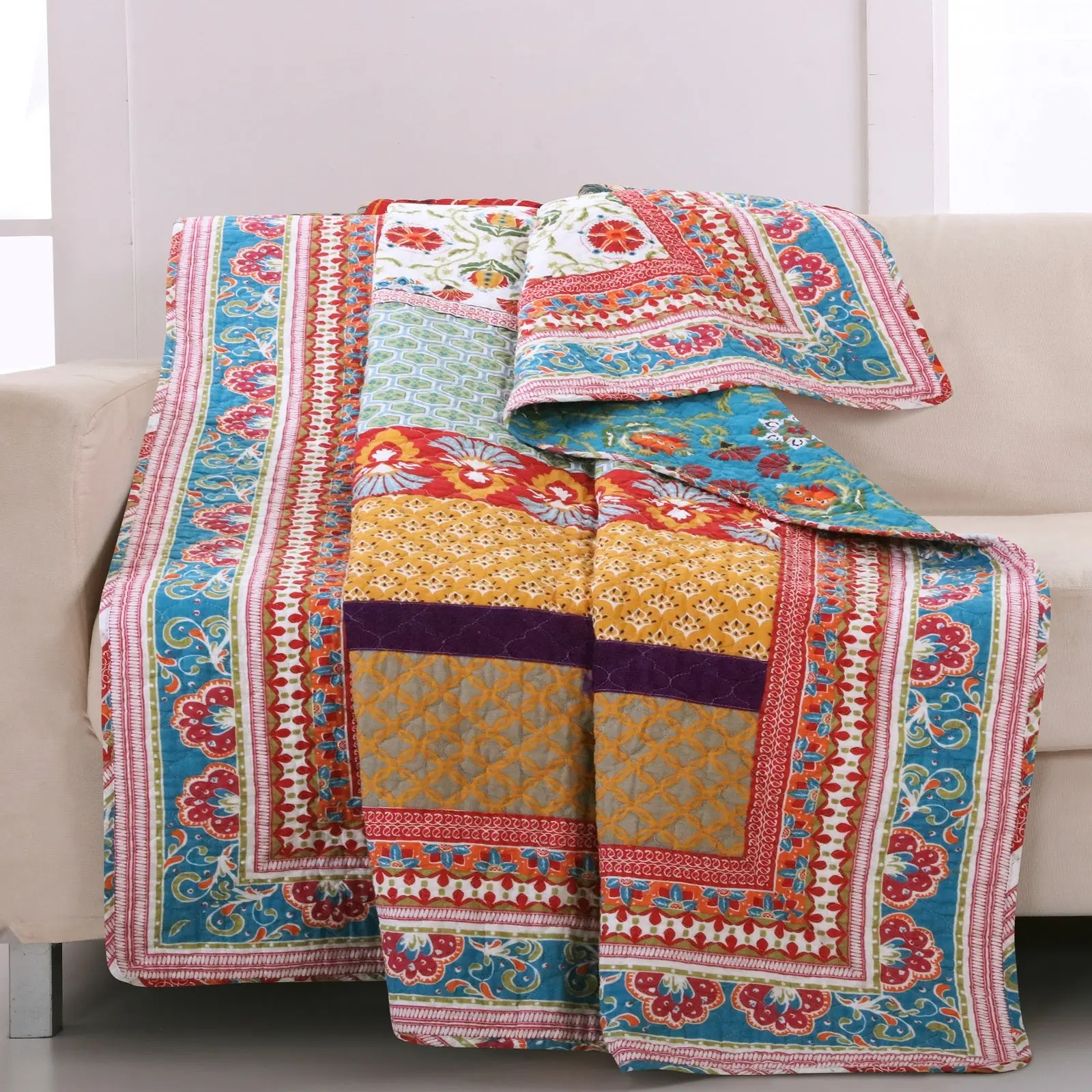 Greenland Home Thalia Multi Throw, 50x60 Inches