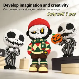 Multicolor Heart Bear 3D Puzzle Building Blocks Decor, Bookshelf Home Office Cabinet Decoration, Party Living Room TV Stand Display