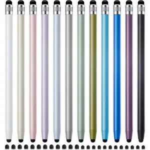 12 count Stylus Pen for Touchscreen, 2-in-1  & Sensitivity Stylus Pen for iPad//Android Smartphones and Tablets Compatible with   Screens
