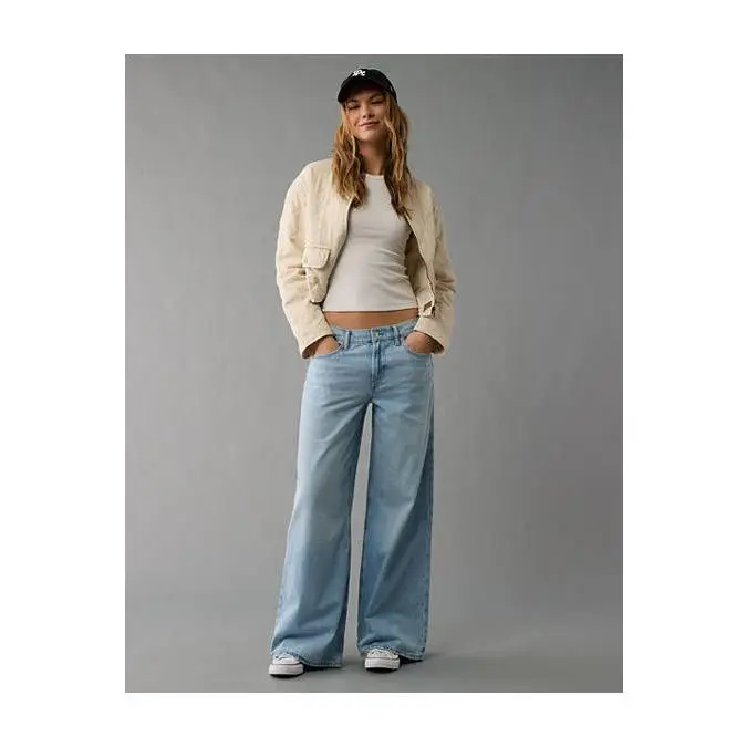 AE Low-Rise Baggy Ultra Wide-Leg Jean