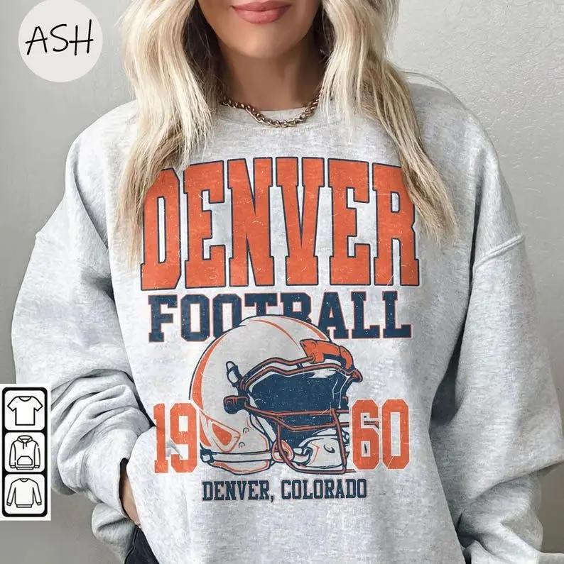 [Sale off up to 50%] Vintage 90s Style Vintage Denver Football Style Sweatshirt ,Retro Denver Football Crewneck Shirt,Denver Broncos Fans Gift ,Sunday Football