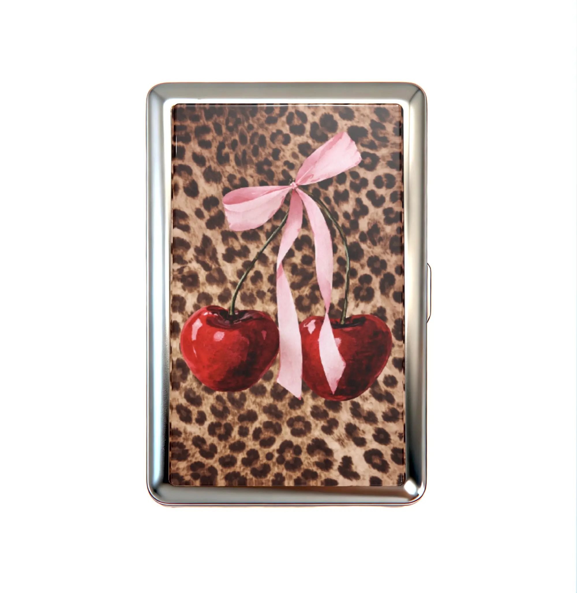 Vintage Metal Card Holder Wallet Tin Box – Business Card, ID & Small Trinket Case