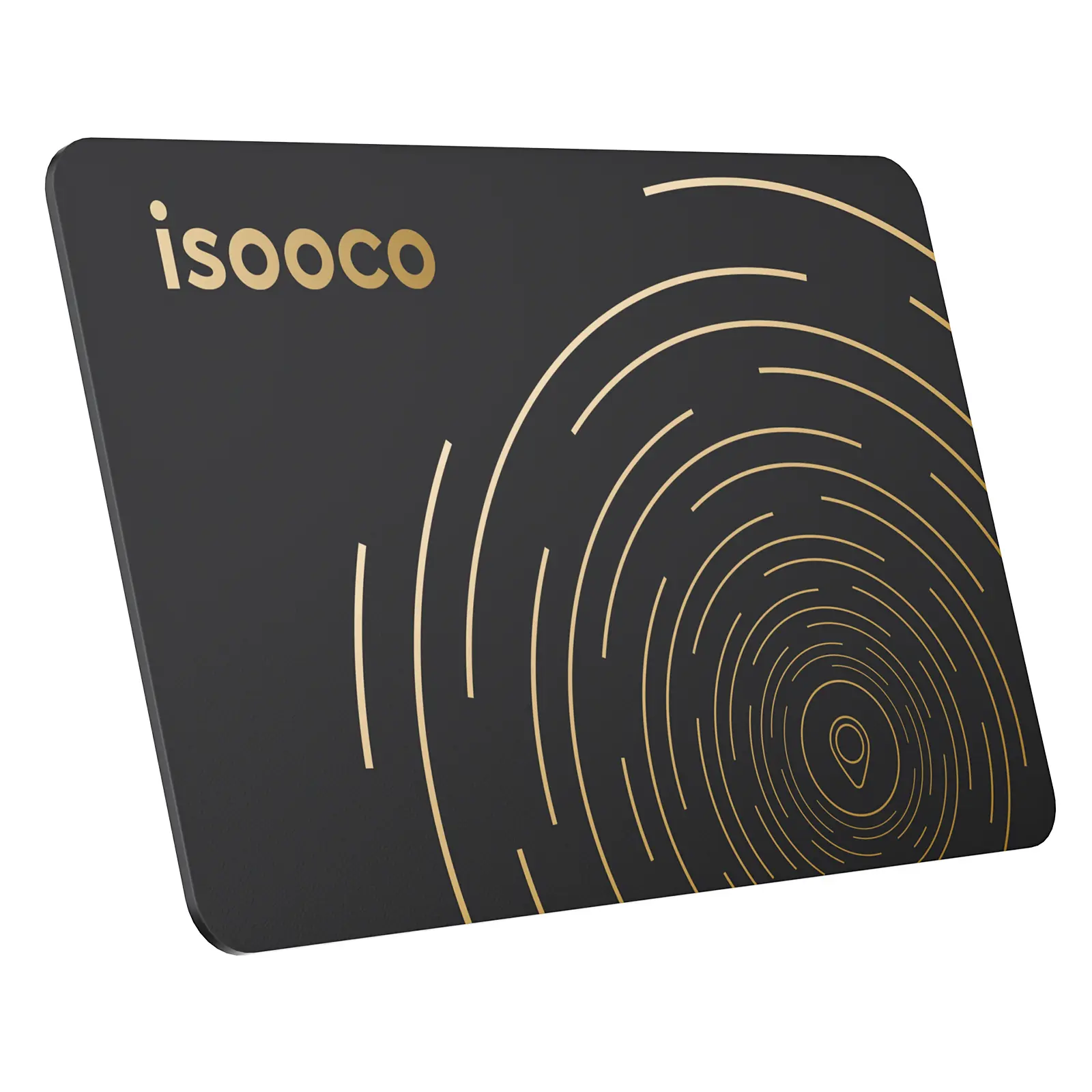 [Apple MFi Certified] ISOOCO IS2402 Air Card Tag Wallet Tracker Ultra-thin 1.6mm, Smart Item Finder Compatible with Apple Find My App (iOS only, not Android), Luggage, Bags, Backpacks Locator