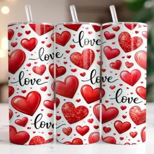 Love | 20oz sublimation transfer print out (TRANSFER ONLY, NOT A FINISHED TUMBLER)