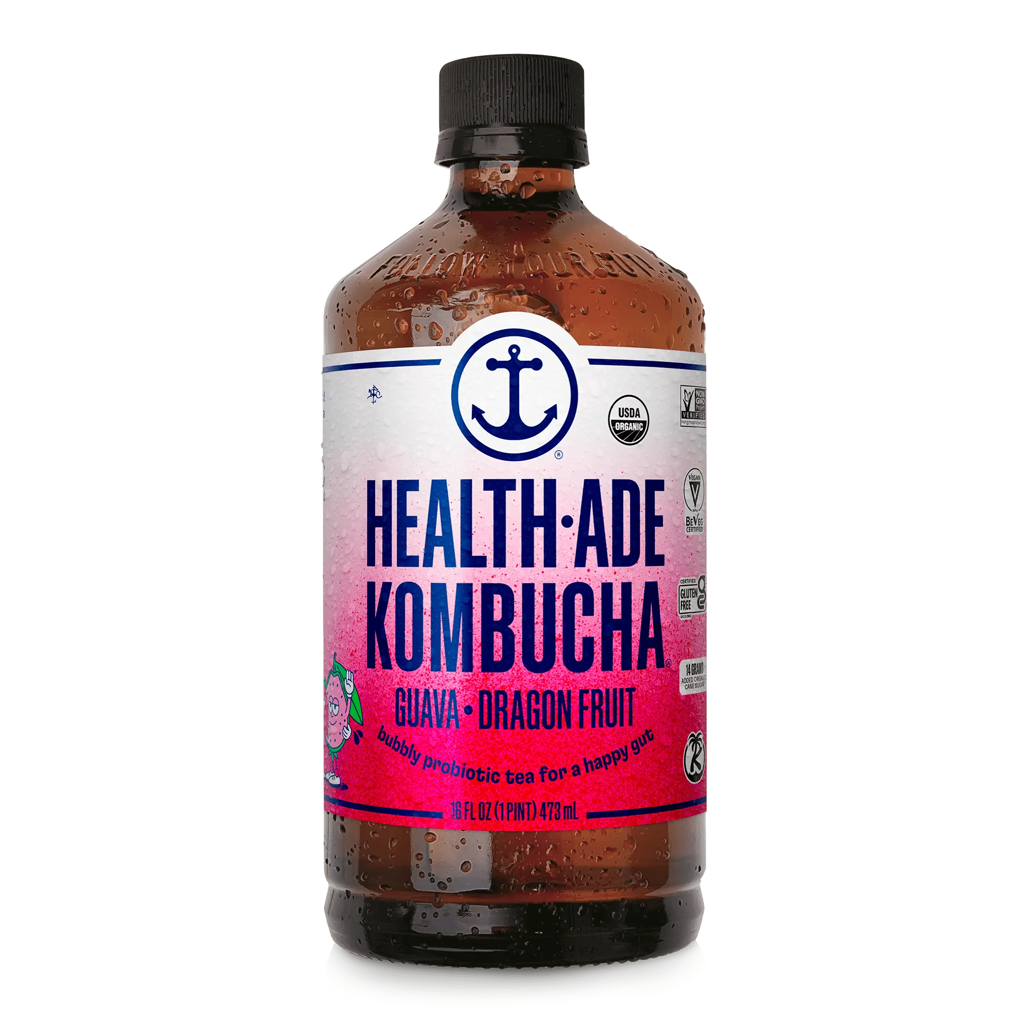 Guava Dragon Fruit Kombucha