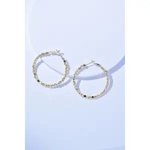Alloy Hoop Earrings for Women - Fashion Accessory