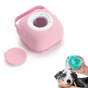 2pcs Multi-function 2-in-1 Bathing Brush - Silicone Massage and Grooming Tool for Cats, Dogs and Adults Silicone Massage and Bathing Tool