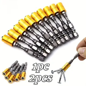 Strong Magnetic Cross Screwdriver with Magnetic Tip, Blade, Compatible with Hardwood Floors, Drywall, Installation, Electronics Repair, Replaceable Screwdriver Bits