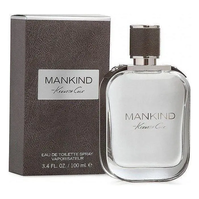 Mankind Eau de Toilette for Men, 3.4 oz Spicy Woody Masculine Fragrance with Pineapple, Pear, Cardamom, Masculine Musk, Zesty Ginger, Hint of Unexpected Cinnamon, Sandalwood & Oak Moss Nuances, Strength of Woods