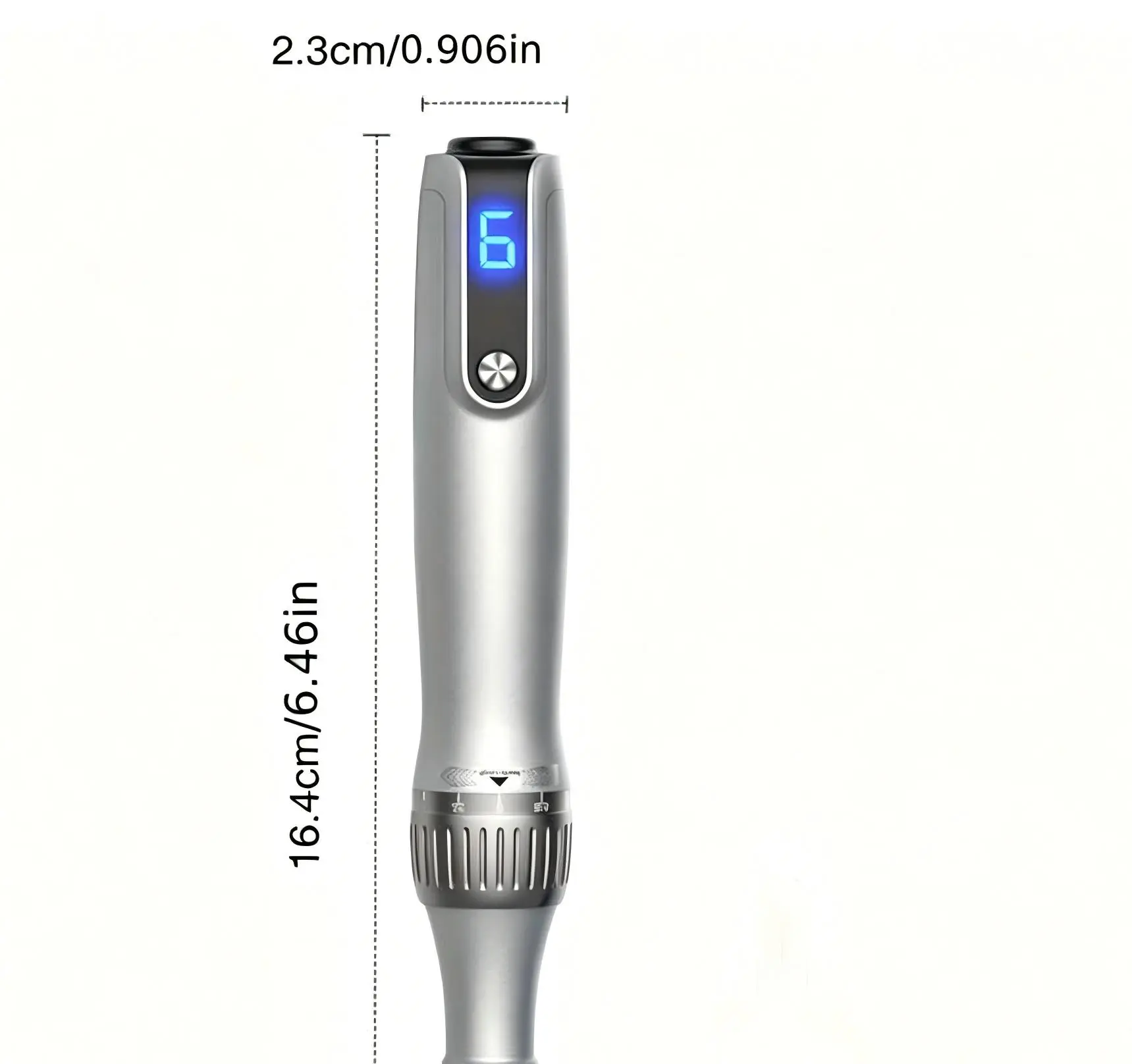 To M8S Nano Beauty Unisex Skin Aesthetics Force Device with 6 Speed Levels LED Digital Display for Efficient Full-Face Treatments